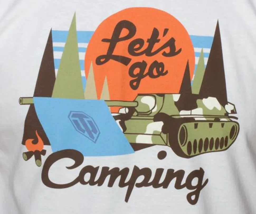 World of Tanks - Lets Go Camping Male T-Shirt