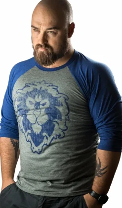 World of Warcraft - Alliance 3/4 Sleeve Male Raglan Shirt