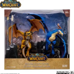 World of Warcraft - Bronze Proto-Drake & Blue Highland Drake 1/12 Scale Posed Figure 2-Pack