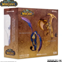 World of Warcraft - Bronze Proto-Drake & Blue Highland Drake 1/12 Scale Posed Figure 2-Pack