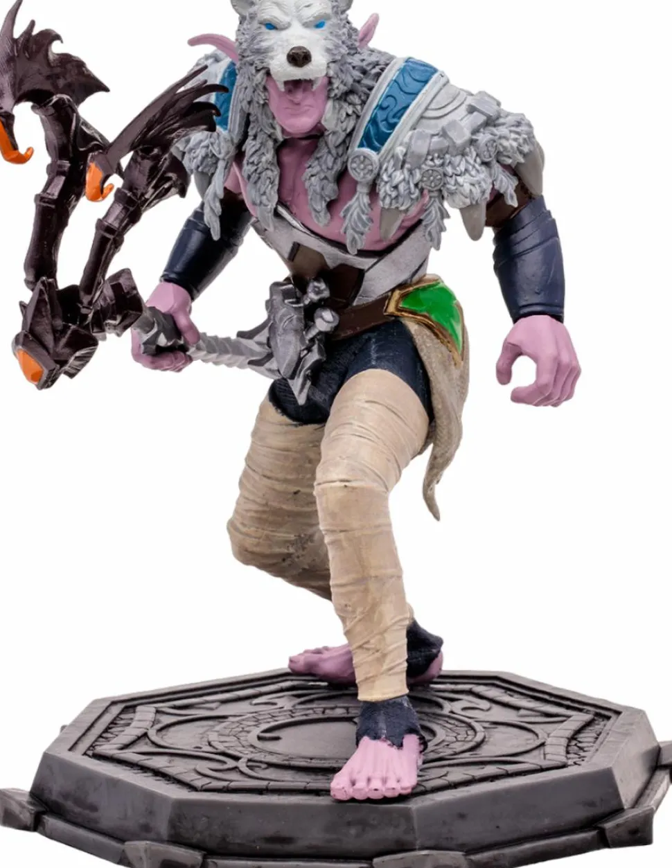 World of Warcraft - Elf Druid & Elf Rogue (Common) 1/12th Scale Posed Figure