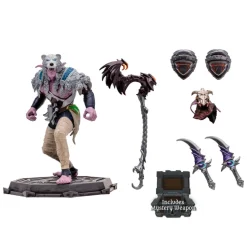 World of Warcraft - Elf Druid & Elf Rogue (Common) 1/12th Scale Posed Figure
