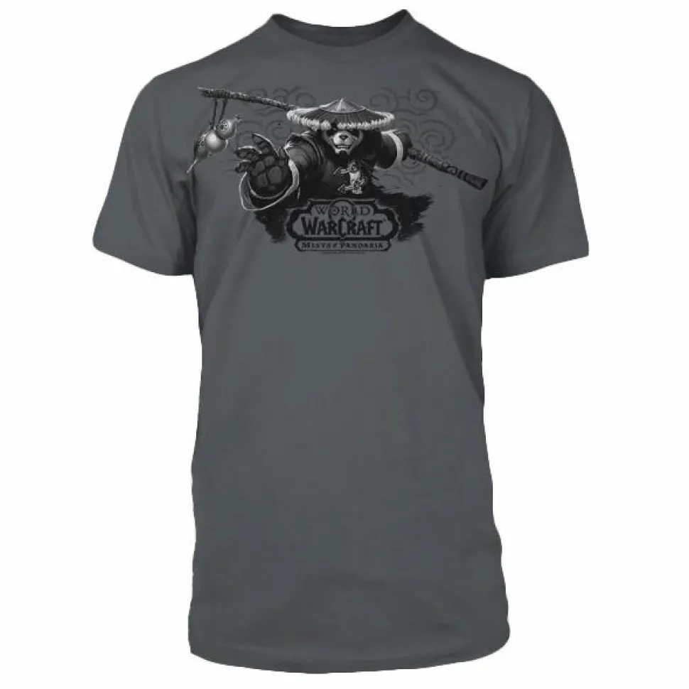 World of Warcraft - Mists of Pandaria Banner Charcoal Male T-Shirt