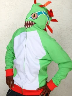 World of Warcraft - Murloc Zip Up Green Hoodie