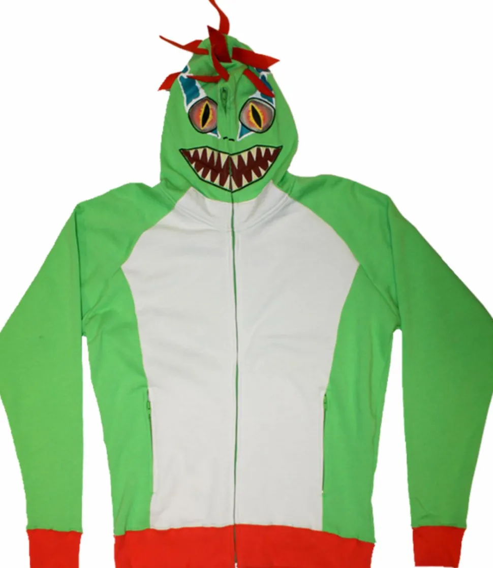 World of Warcraft - Murloc Zip Up Green Hoodie