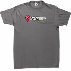 World Of Warcraft - Only Noobs Play Alliance Grey Male T-Shirt