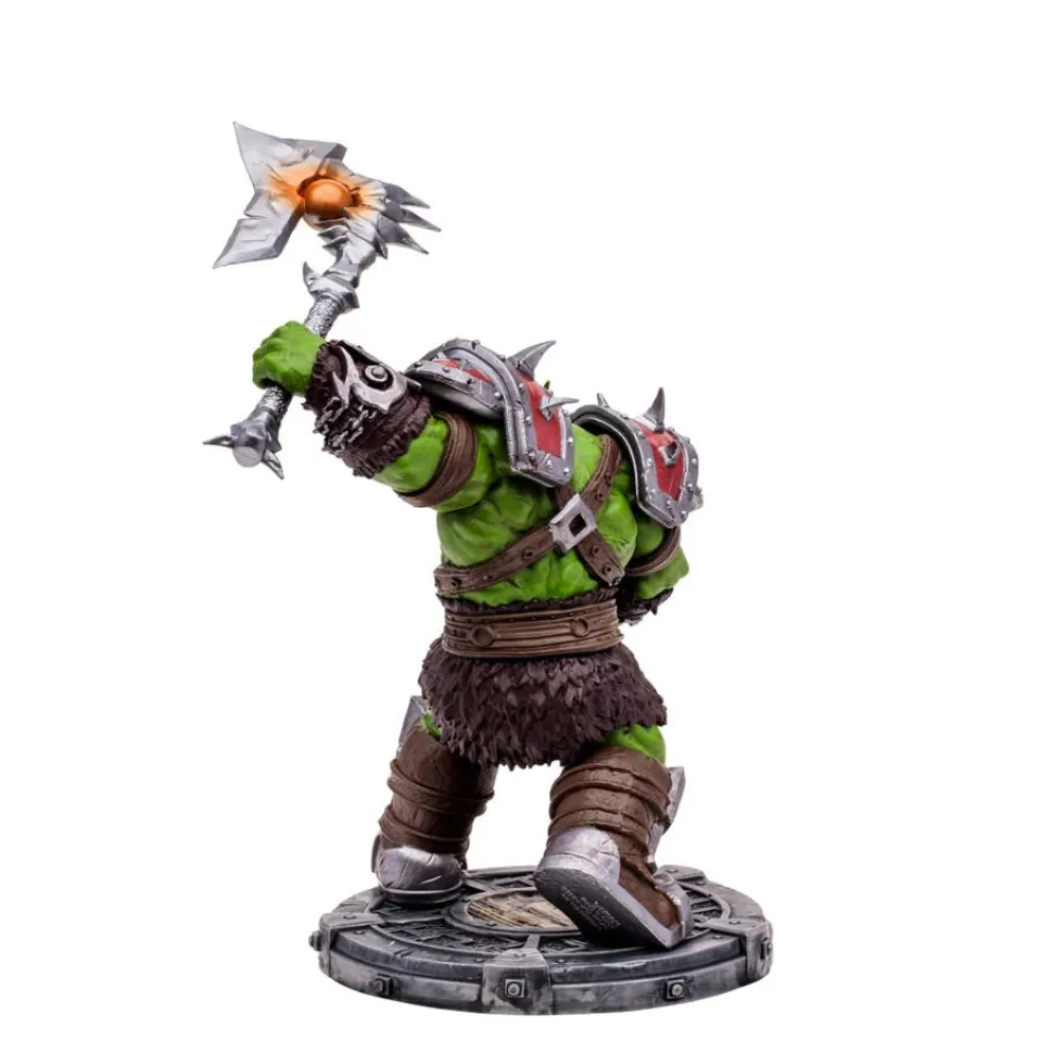 World of Warcraft - Orc Warrior & Orc Shaman (Common) 1/12th Scale Posed Figure