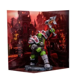 World of Warcraft - Orc Warrior & Orc Shaman (Common) 1/12th Scale Posed Figure