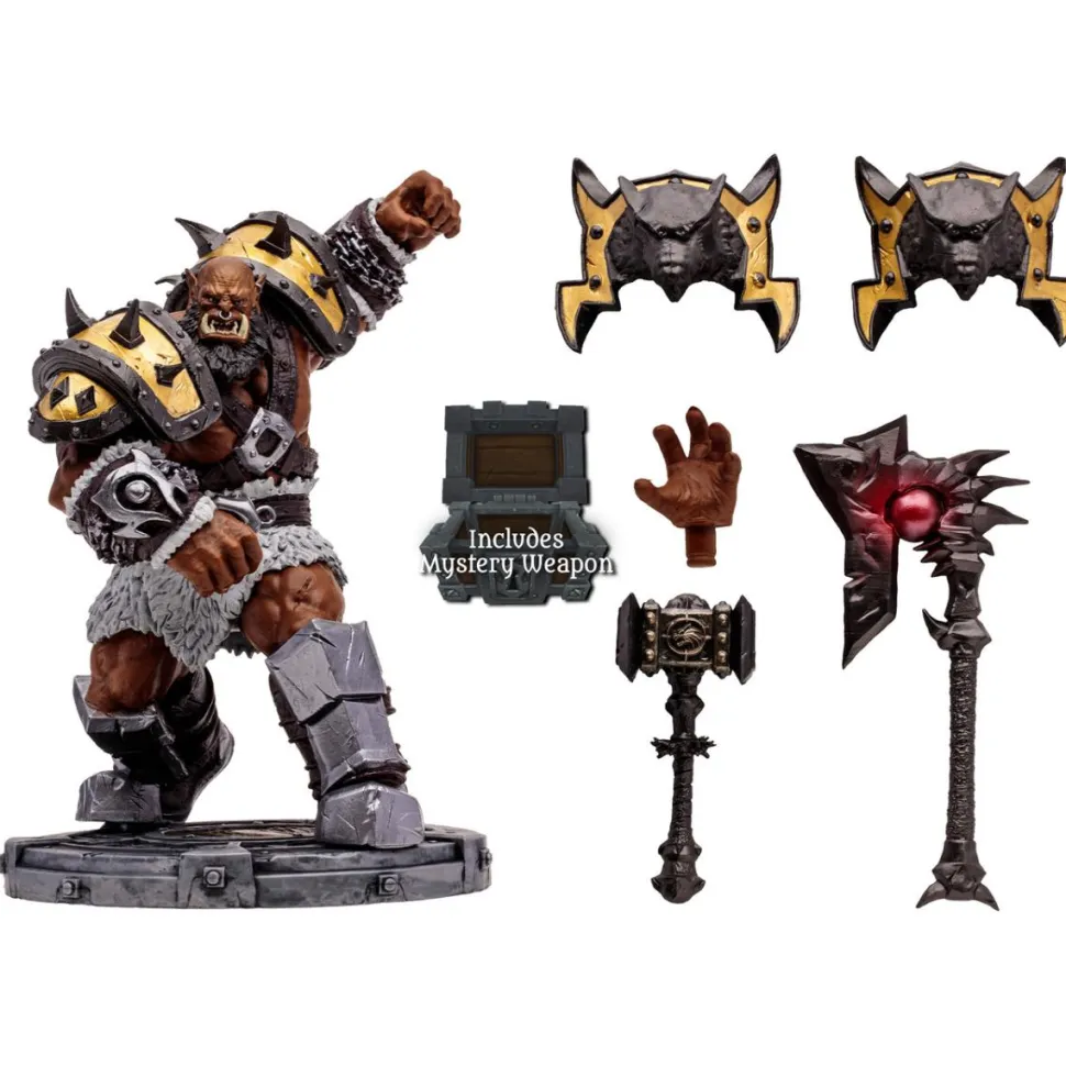 World of Warcraft - Orc Warrior & Orc Shaman (Epic) 1/12th Scale Posed Figure