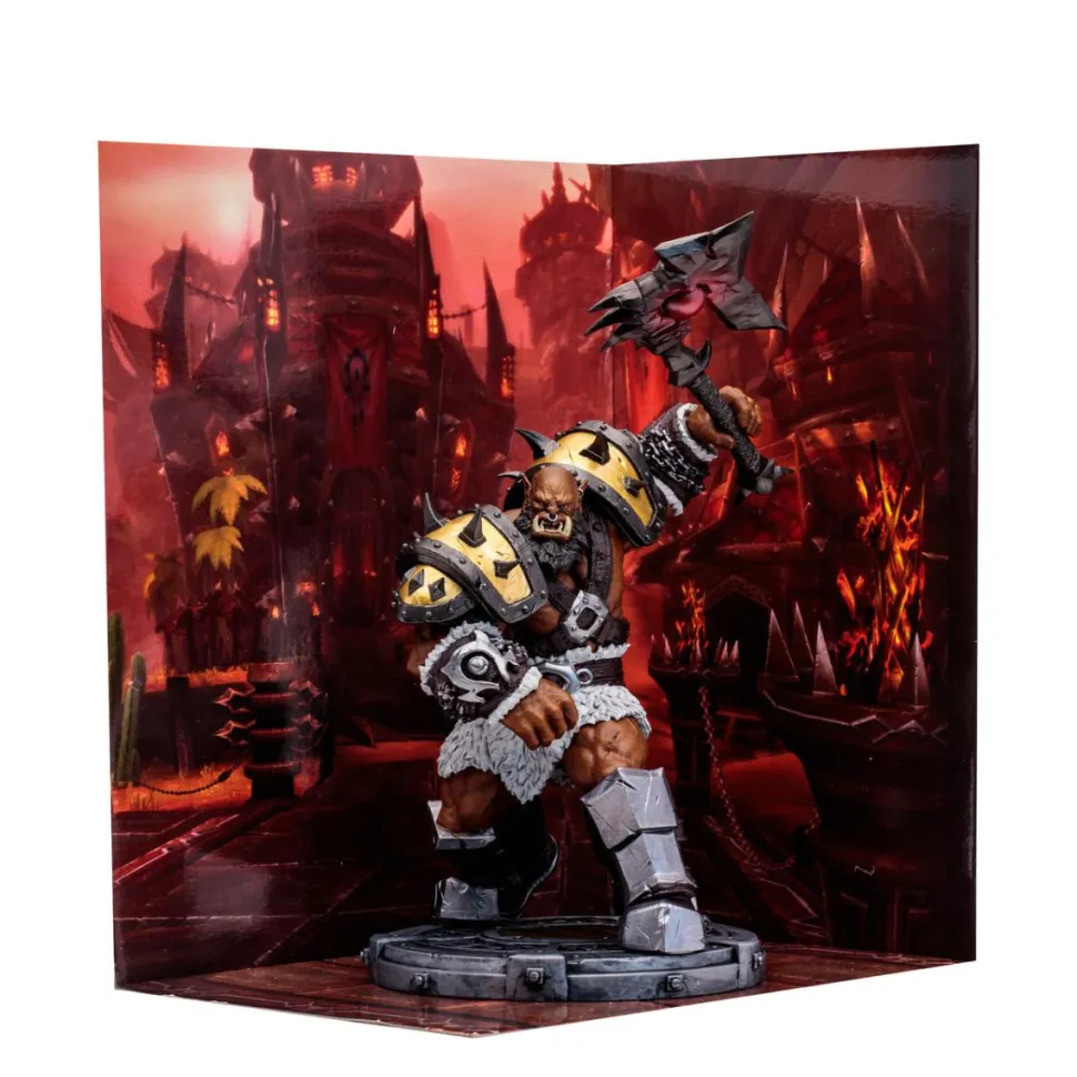 World of Warcraft - Orc Warrior & Orc Shaman (Epic) 1/12th Scale Posed Figure