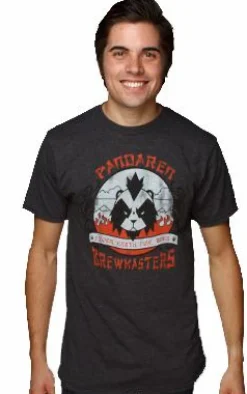 World of Warcraft - Pandaren Brewmasters Charcoal Male T-Shirt