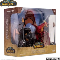 World of Warcraft - Red Highland Drake & Black Proto-Drake 1/12 Scale Posed Figure 2-Pack