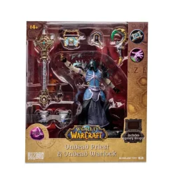 World of Warcraft - Undead Priest & Undead Warlock (Epic) 1/12th Scale Posed Figure