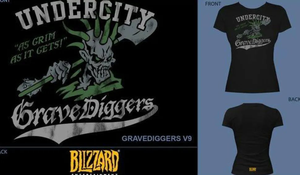 World of Warcraft - Undercity Grave Diggers Female T-Shirt
