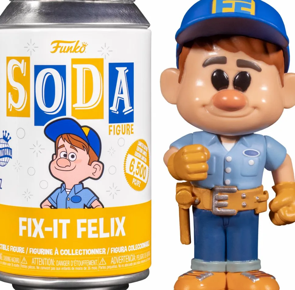 Wreck It Ralph - Fix-It Felix SODA Vinyl Figure in Collector Can (International Edition)
