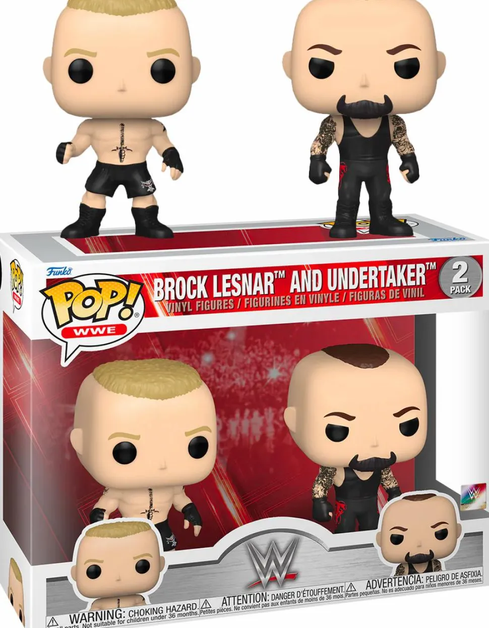 WWE - Brock Lesnar & Undertaker Pop! Vinyl Figure 2-Pack