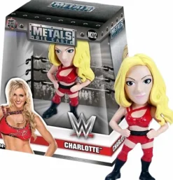 WWE - Charlotte 4” Metals Die-Cast Action Figure