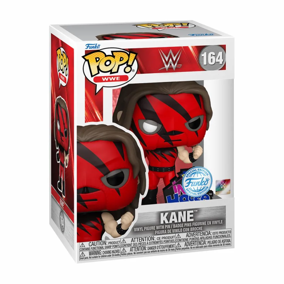 WWE - Kane Pop! Vinyl Figure with Enamel Pin