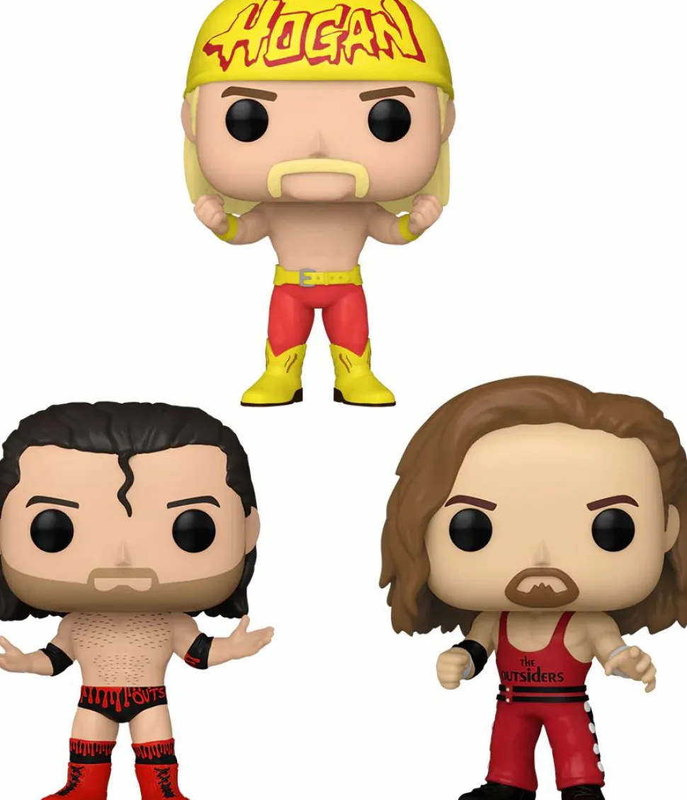 WWE - (NWO) Hulk Hogan, Scott Hall, & Kevin Nash The Outsiders Pop! Vinyl 3-Pack