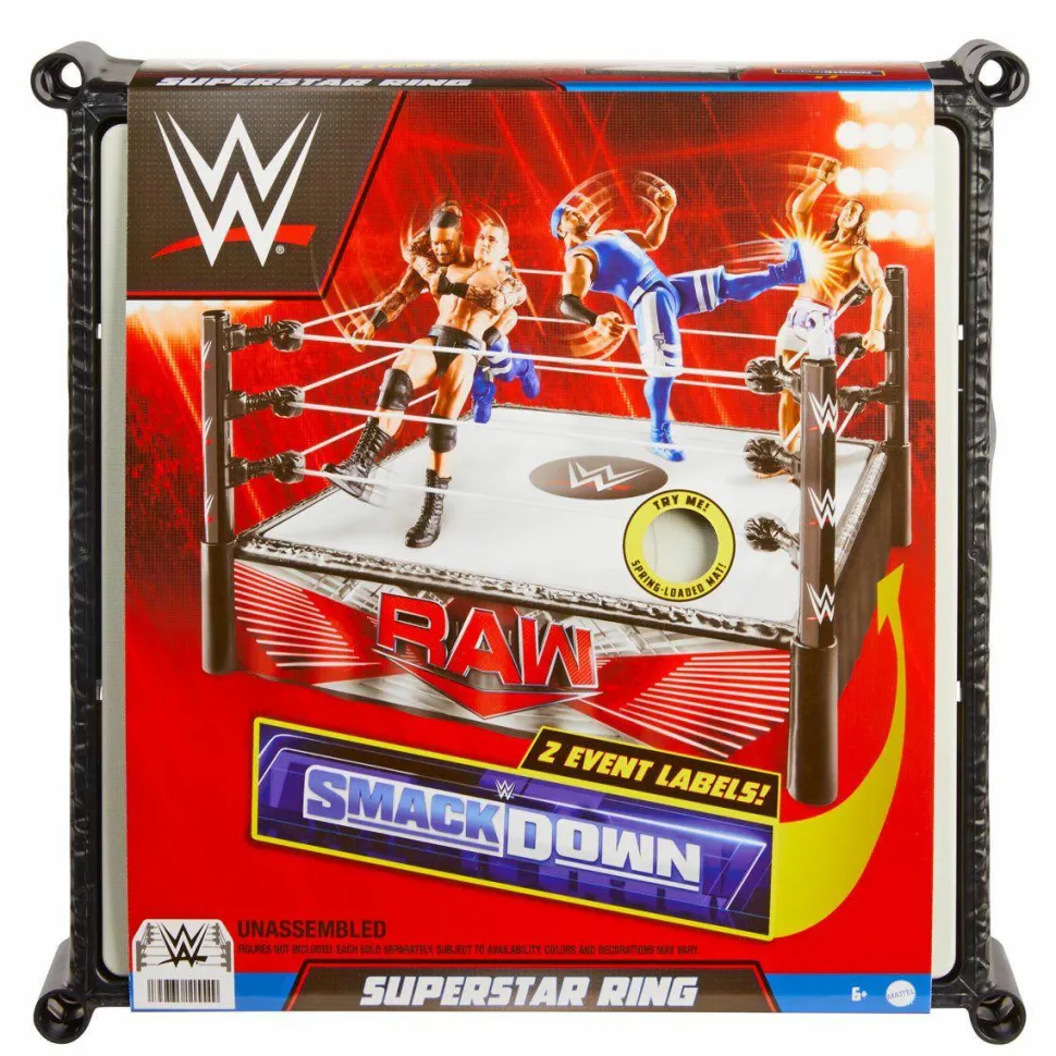 WWE - Superstar Ring 6" Scale Action Figure Playset