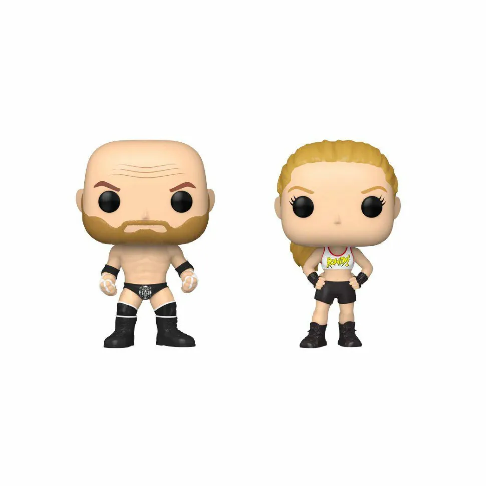 WWE - Triple H & "Rowdy" Rhonda Rousey Pop! Vinyl Figure 2-Pack