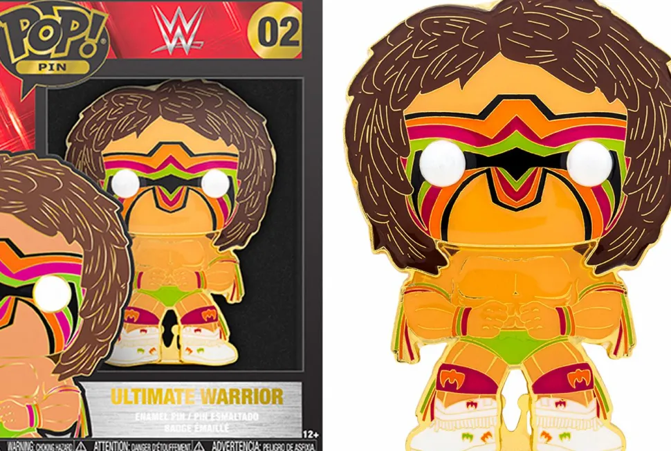 WWE - Ultimate Warrior 4" Pop! Enamel Pin