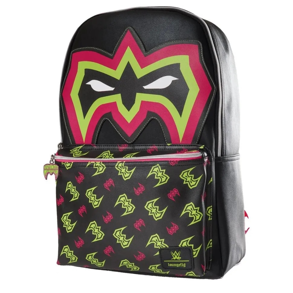 WWE - Ultimate Warrior Cosplay 18” Faux Leather Backpack