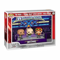 WWE: WrestleMania 30 - The Rock, "Stone Cold" Steve Austin & Hulk Hogan Opening Toast Pop! Moment Vinyl Figure