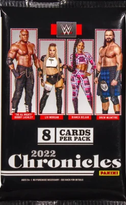 WWE Wrestling - 2022 Panini Chronicles Trading Cards Hobby Pack (8 Cards)