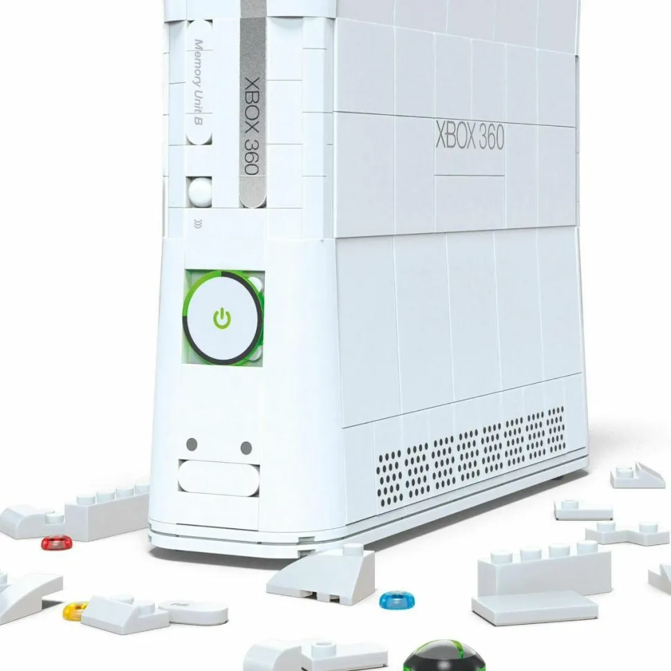 Xbox 360 - Microsoft Xbox 360 MEGA Construx Showcase 3/4 Scale Replica Building Block Construction Set (1342 Pieces)