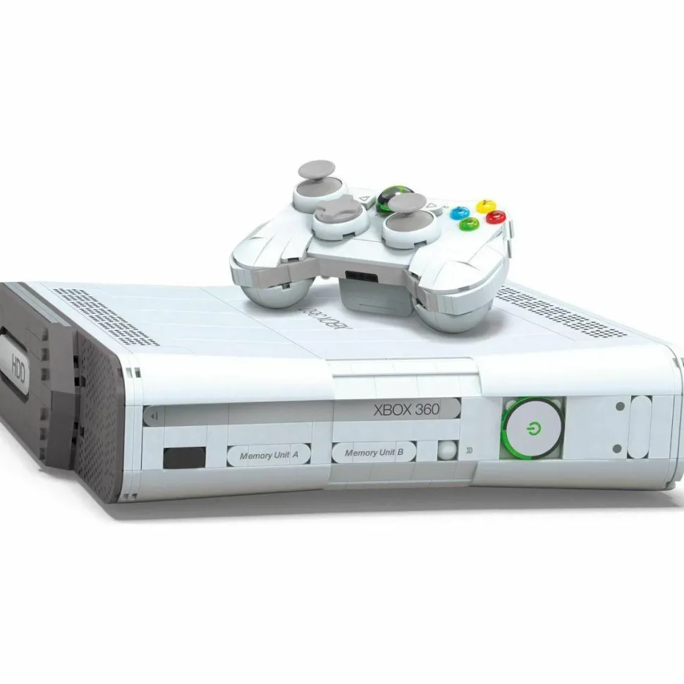 Xbox 360 - Microsoft Xbox 360 MEGA Construx Showcase 3/4 Scale Replica Building Block Construction Set (1342 Pieces)