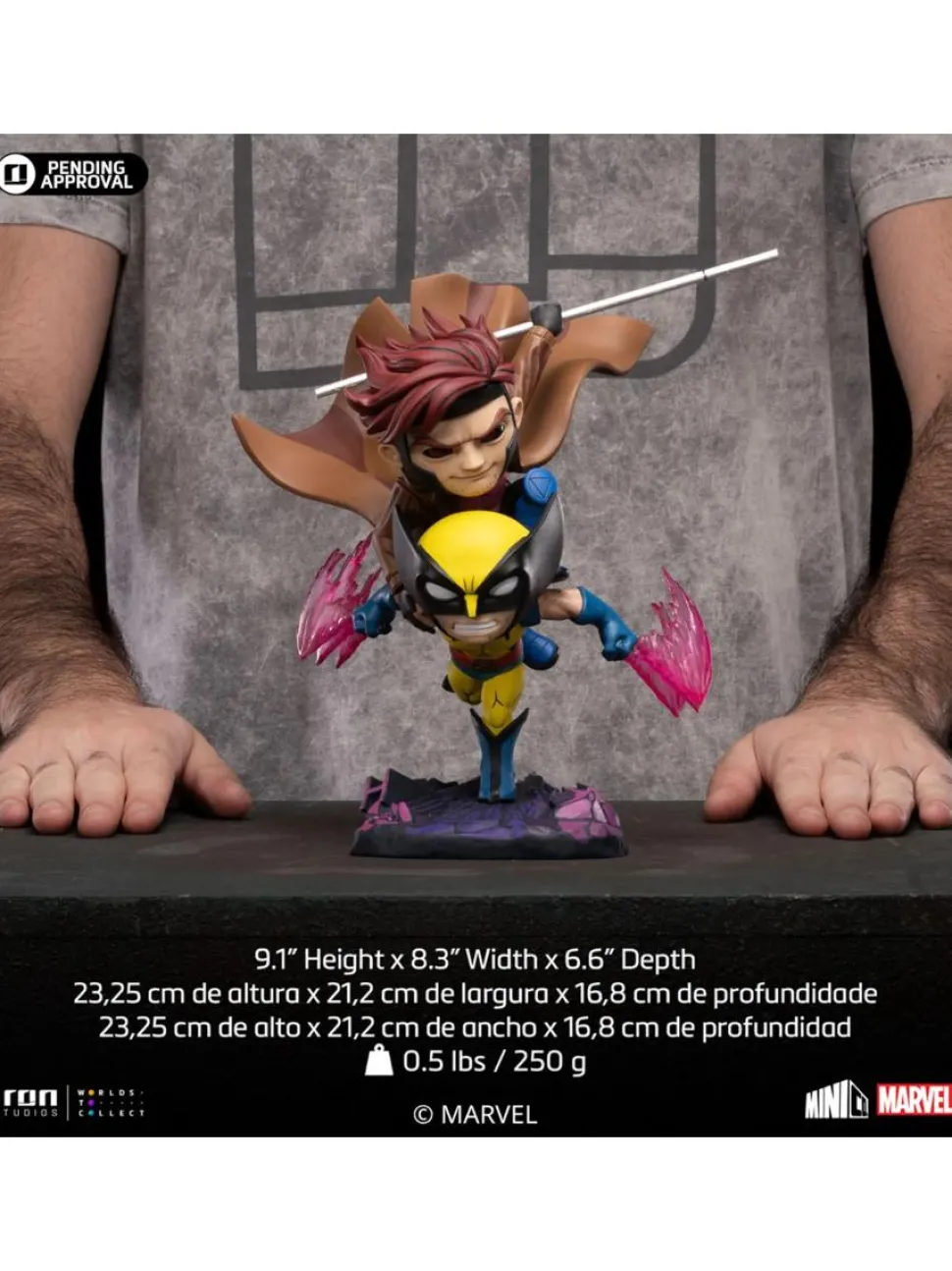 X-Men '97 (2024) - Gambit & Wolverine MiniCo 9" Vinyl Figure