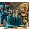 X-Men - Charles Xavier and the X-Men Fine Art Print by George Caltsoudas
