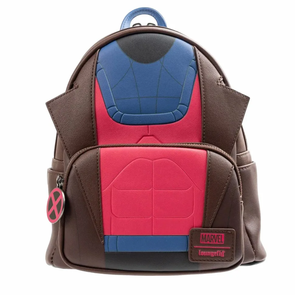 X-Men - Gambit Cosplay 10" Faux Leather Mini Backpack