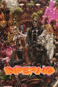 X-Men - Inferno Hardcover Book (DM Variant Cover)