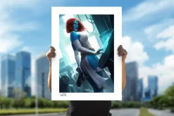 X-Men - Mystique Fine Art Print by Darren Tan