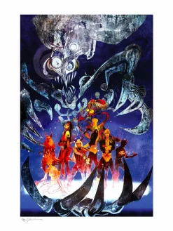 X-Men - New Mutants: War Children Fine Art Print by Bill Sienkiewicz
