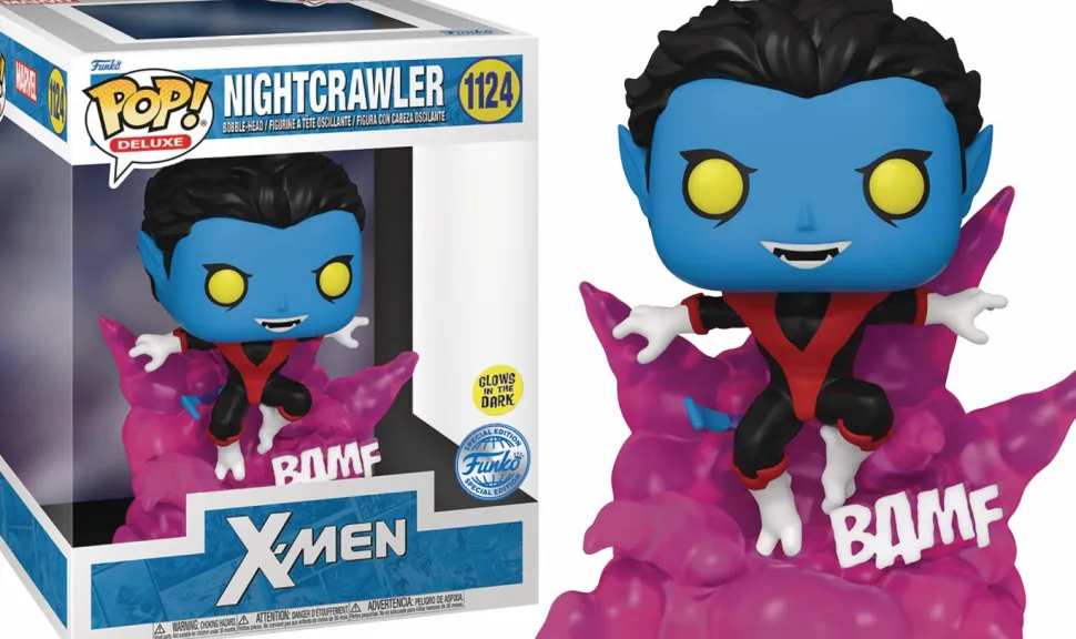 X-Men - Nightcrawler Teleporting Glow in the Dark Deluxe Pop! Vinyl Figure