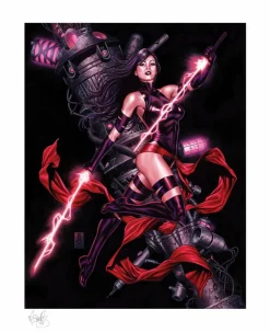 X-Men - Psylocke Fine Art Print by Mark Brooks