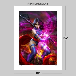 X-Men - Psylocke Fine Art Print by Derrick Chew