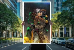 X-Men - Rogue & Gambit Fine Art Print by Kael Ngu