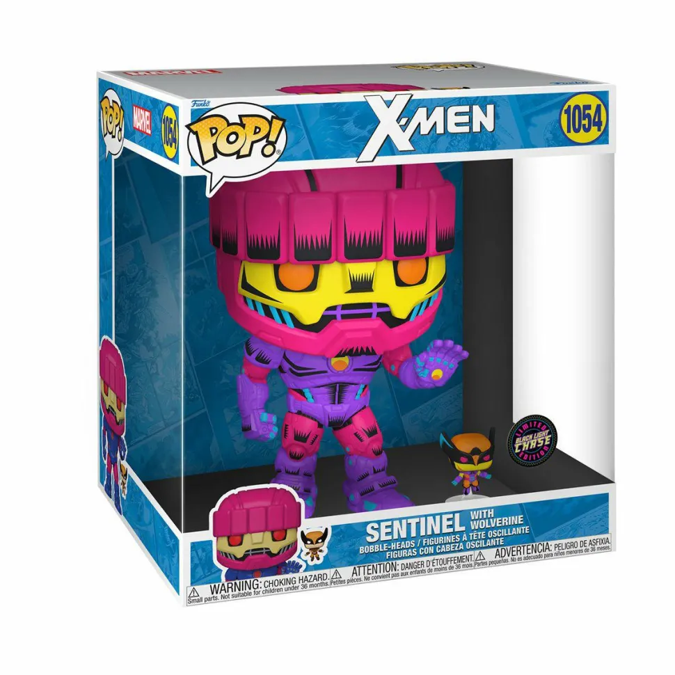 X-Men - Sentinel with Wolverine 10” Jumbo Pop! Vinyl Figure