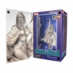 X-Men - White Queen Emma Frost Marvel Gallery 9” PVC Diorama Statue