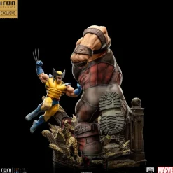 X-Men - Wolverine vs. Juggernaut Deluxe 1/10th Scale Diorama Statue (Iron Studios Exclusive)