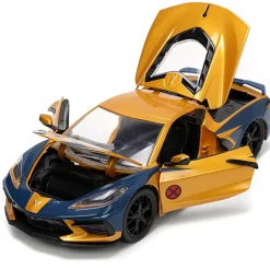 X-Men - Wolverine with 2020 Chevrolet Corvette Stingray 1/24th Scale Die-Cast Vehicle Replica