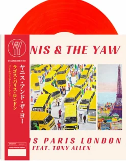 Yannis & The Yaw - Lagos Paris London LP Vinyl Record (Transparent Red Coloured Vinyl)