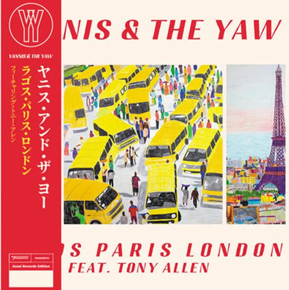 Yannis & The Yaw - Lagos Paris London LP Vinyl Record (Transparent Red Coloured Vinyl)