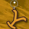 Yellowstone - Yellowstone Dutton Ranch Brand PVC Rubber Keychain