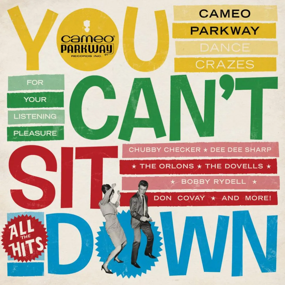 You Can't Sit Down: Cameo Parkway Dance Crazes 1958-1964 2xLP Vinyl Record (2021 Record Store Day Exclusive Yellow Coloured Vinyl)