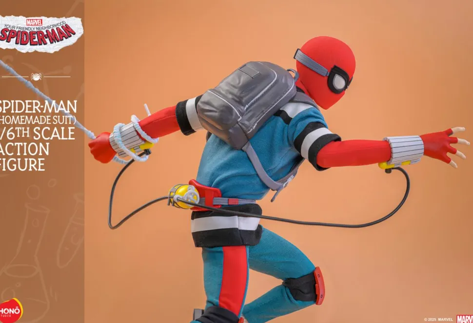 Your Friendly Neighborhood Spider-Man (2025) - Spider-Man (Homemade Suit) 1/6th Scale Action Figure by Hono Studio